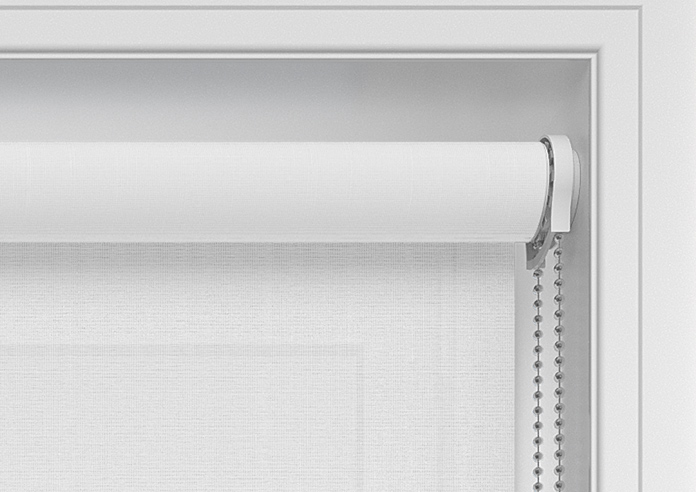 Valencia Voile, Coastal White - Twist&Fit Roller Blind - Image 11